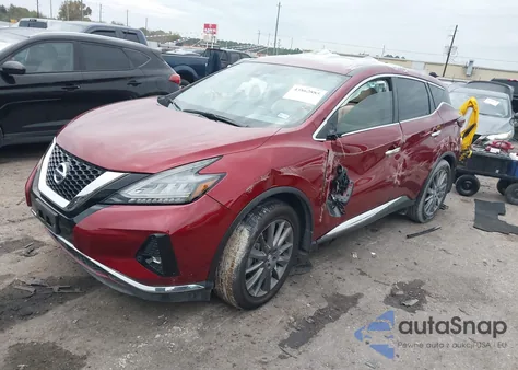 2021 Nissan Murano Sv Fwd z USA, uszkodzony, nr VIN 5N1AZ2BJ2MC112262
